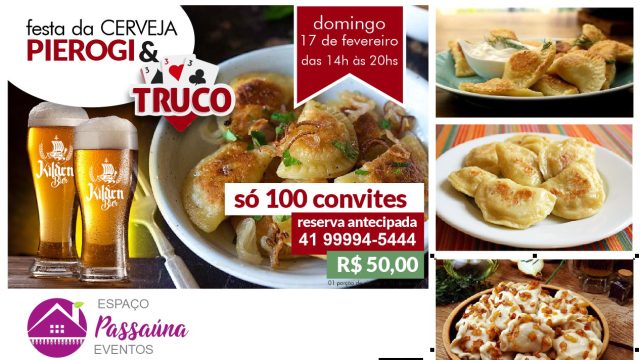 1ª Festa da cerveja com campeonato de Truco neste domingo
